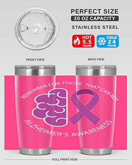 alzheimers awareness style 40#- alzheimers- Tumbler