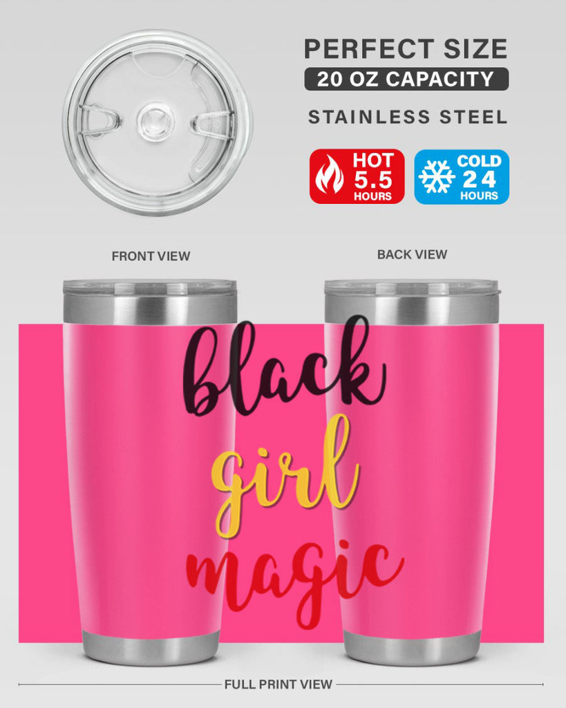 black girl magic color 246#- black words phrases- Cotton Tank
