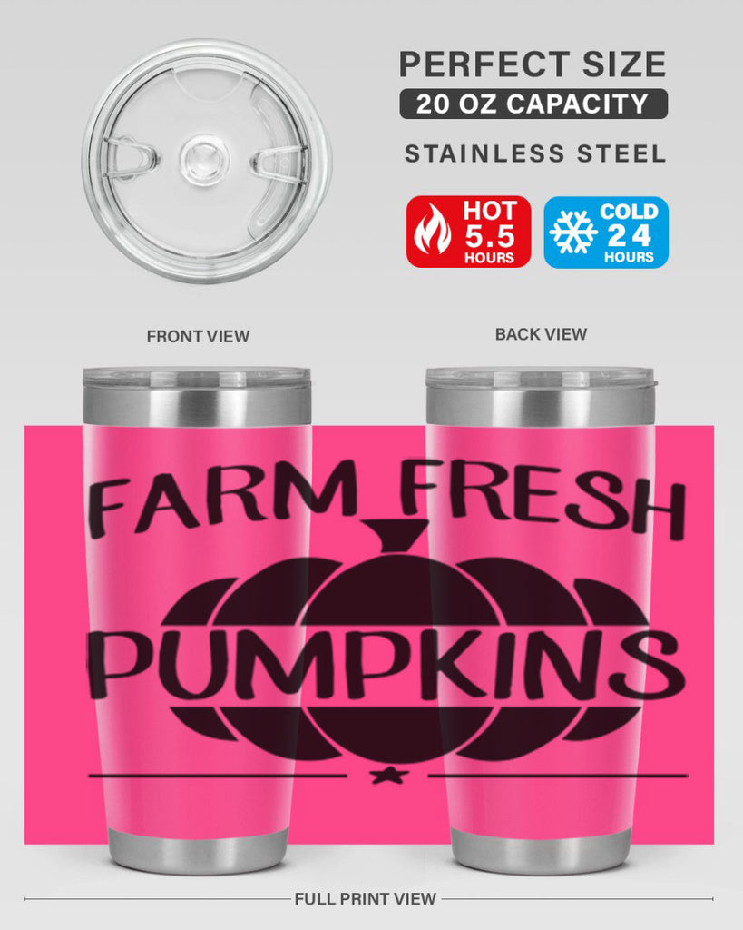 farm fresh pumpkins 173#- fall- Tumbler