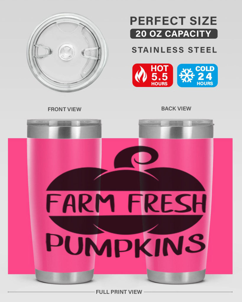 farm fresh pumpkins 174#- fall- Tumbler