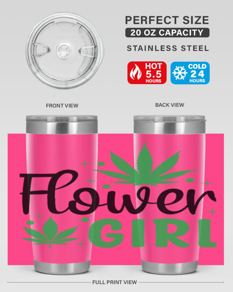 flower girl 83#- marijuana- Tumbler