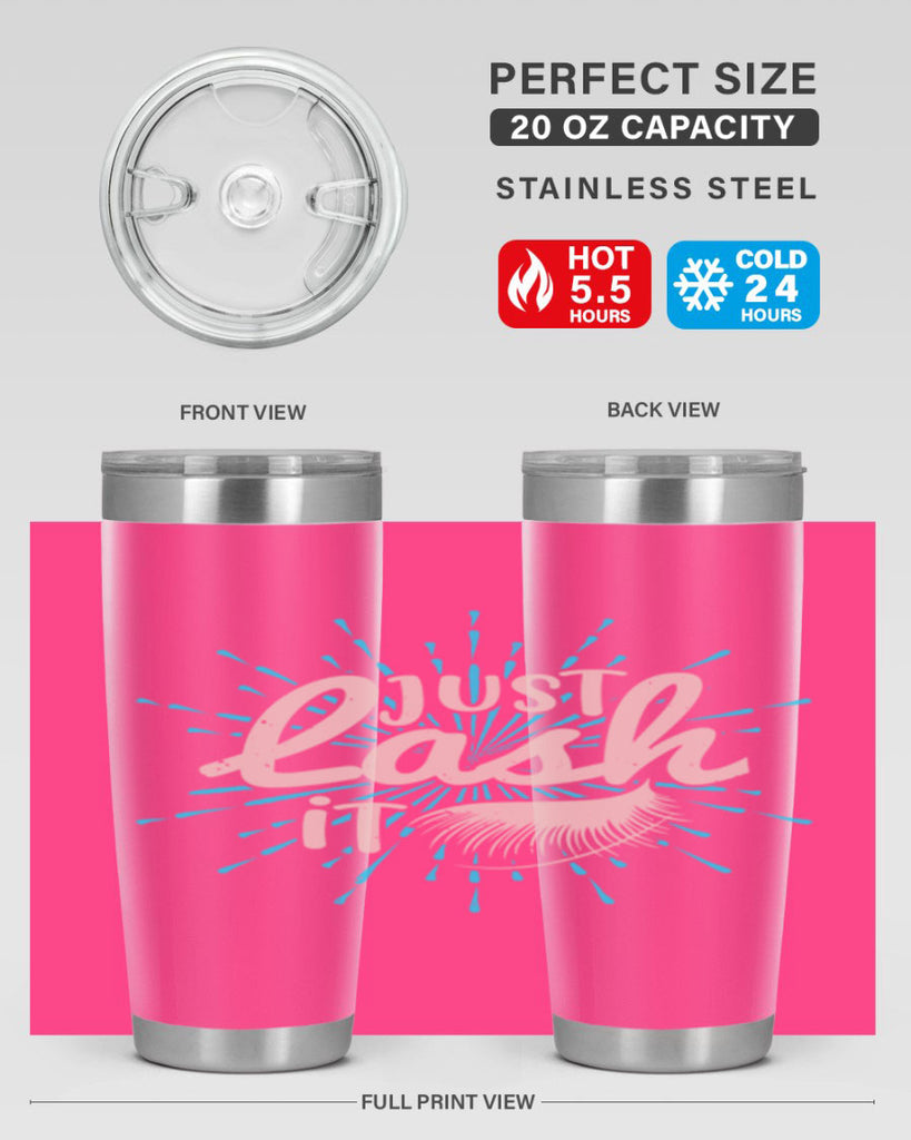 just lash it Style 199#- make up- Tumbler