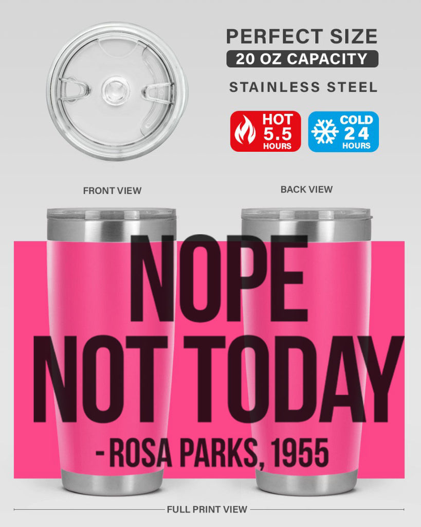nope not today rosa parks 60#- black words phrases- Cotton Tank