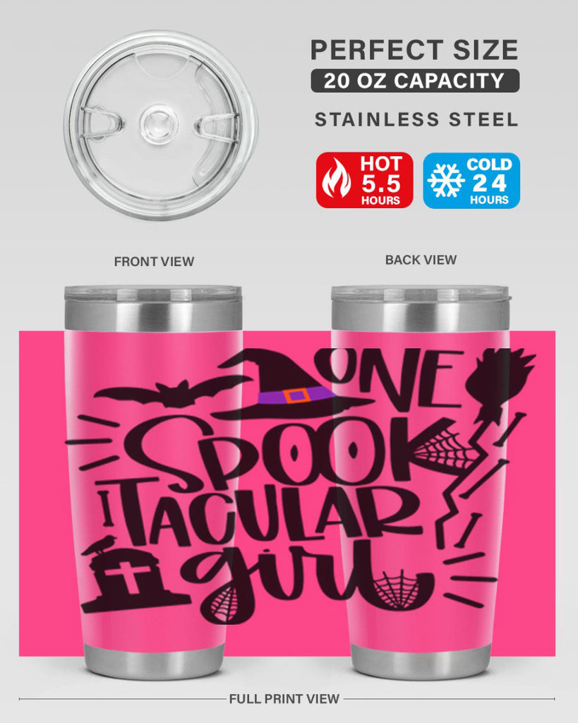 one spooktacular girl 36#- halloween- Tumbler