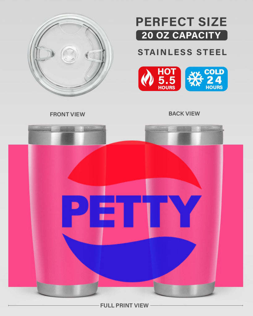 petty  pepsi 54#- black words phrases- Cotton Tank