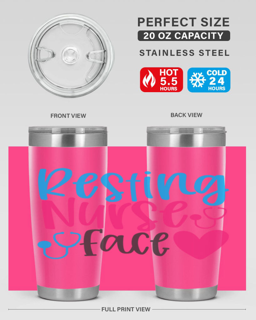resting nurse face Style Style 56#- nurse- tumbler
