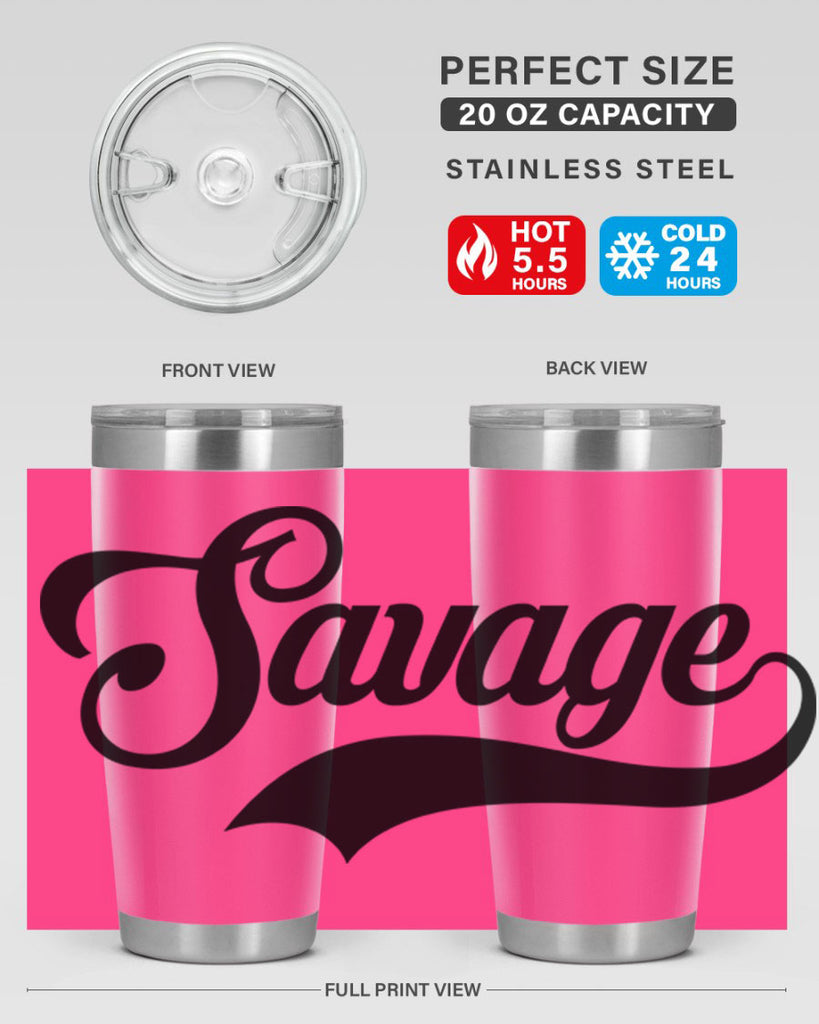 savage script 40#- black words phrases- Cotton Tank