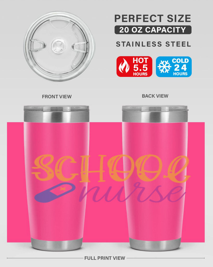 school nurse Style 353#- nurse- tumbler