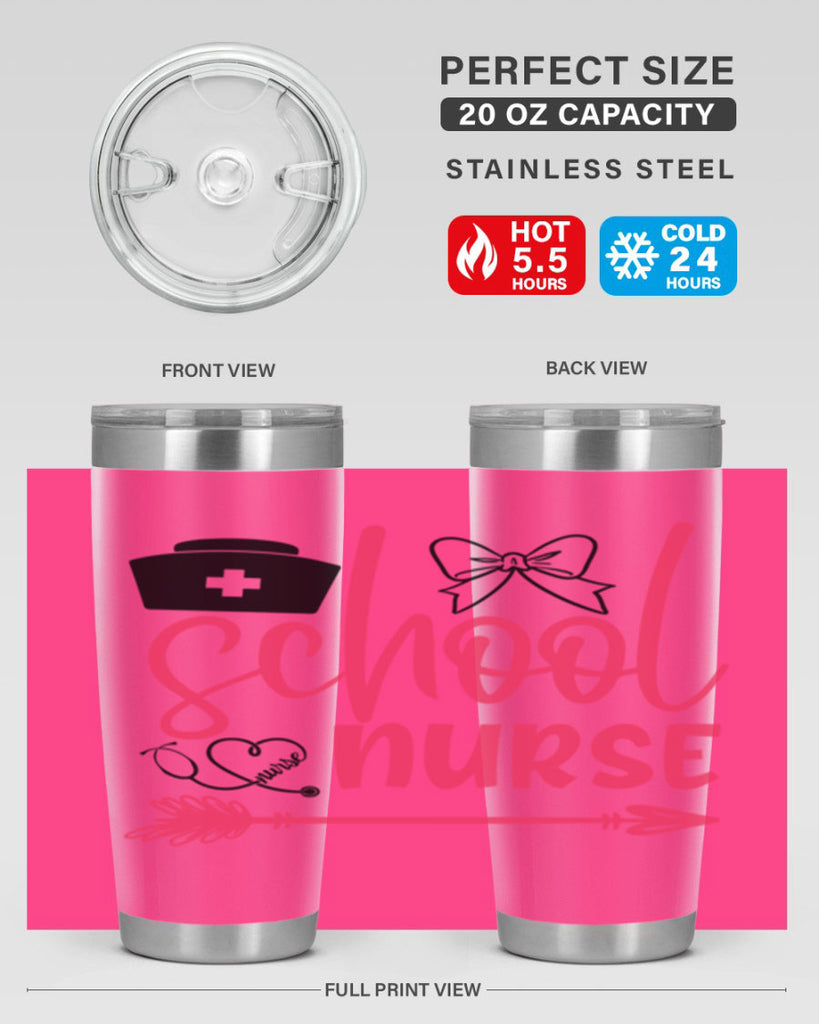 school nurse Style 354#- nurse- tumbler