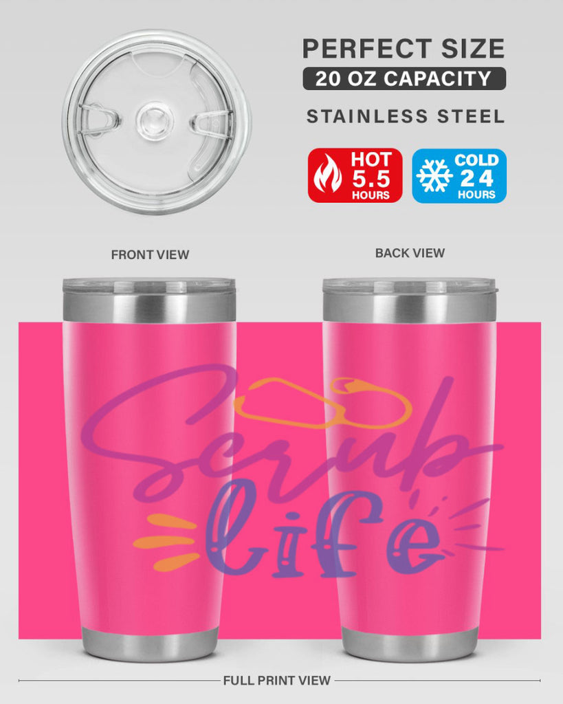 scrub life Style Style 43#- nurse- tumbler