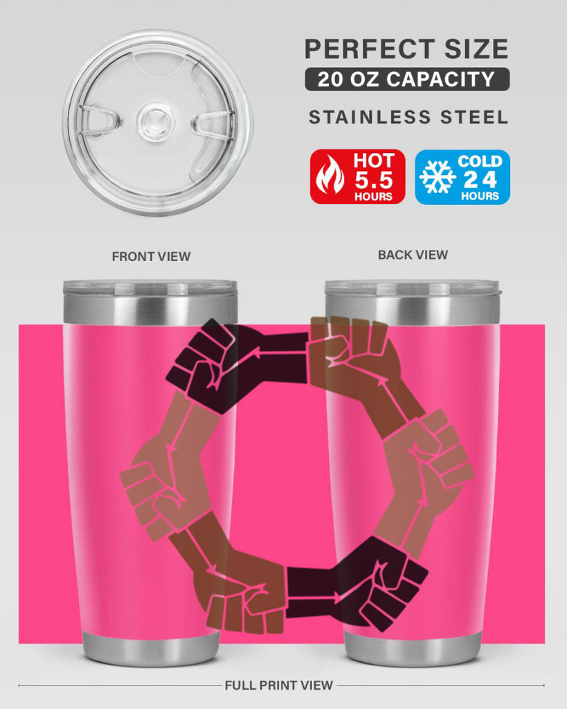 united black power fists 13#- black words phrases- Cotton Tank