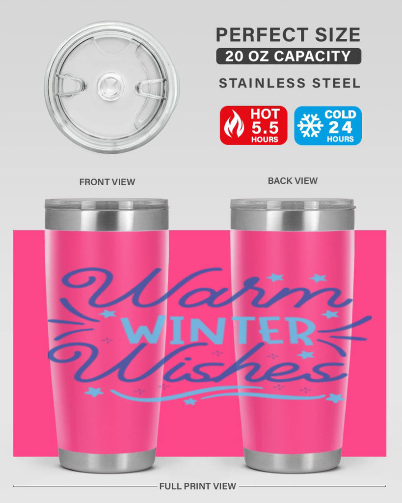 warm winter wishes 457#- winter- Tumbler
