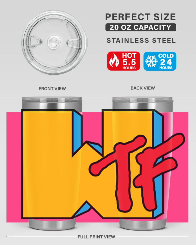 wtf 8#- black words phrases- Cotton Tank