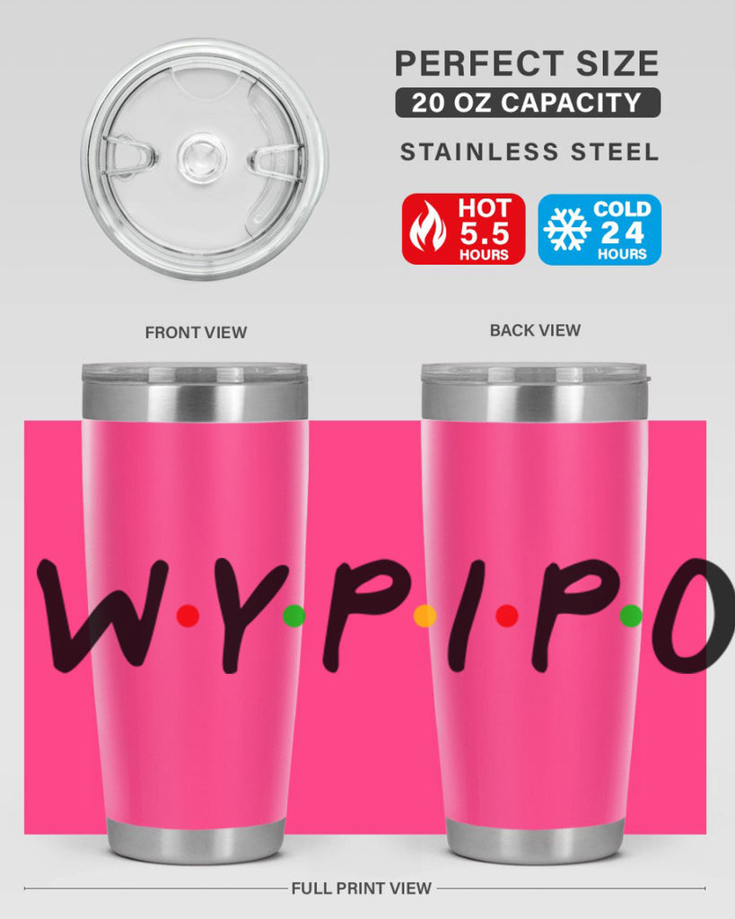 wypipo 7#- black words phrases- Cotton Tank