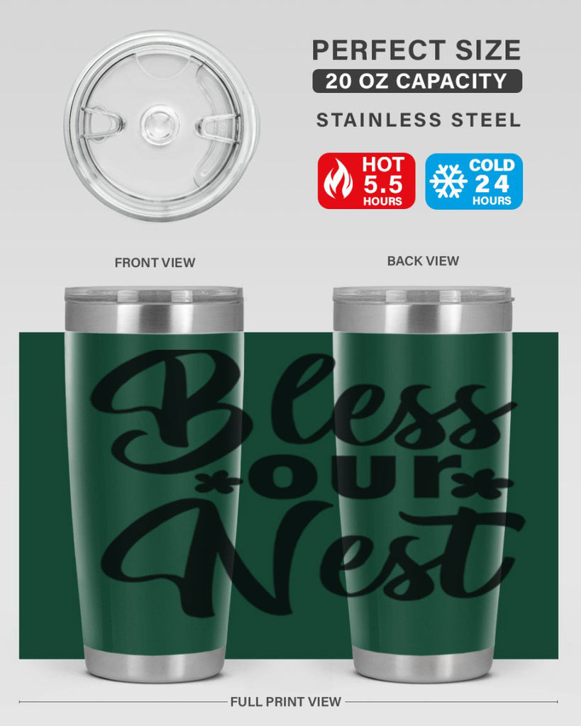 Bless our nest  design 70#- spring- Tumbler