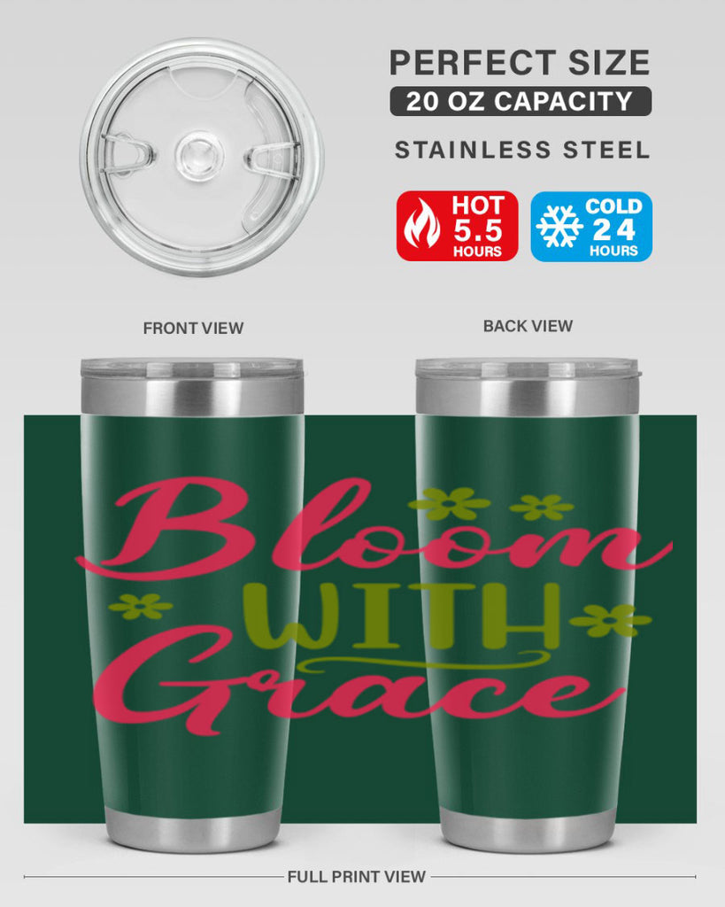 Bloom With Grace 80#- spring- Tumbler