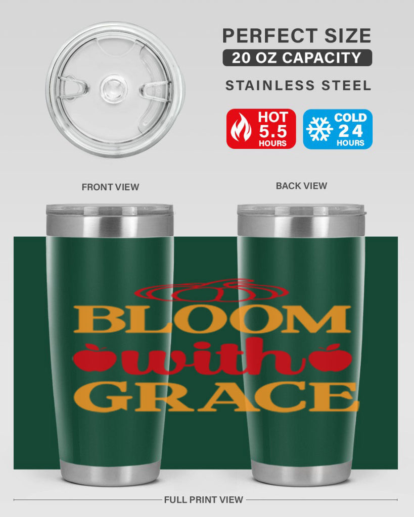Bloom with grace 82#- spring- Tumbler