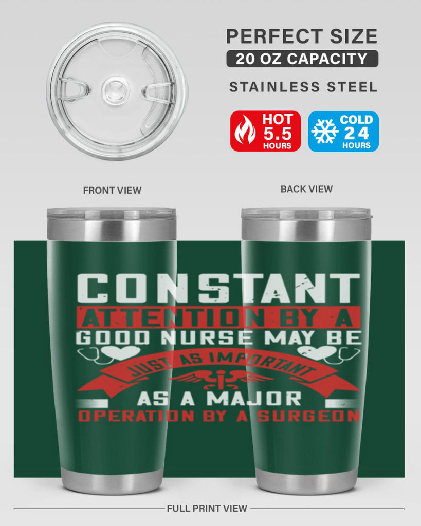 Constant attention by a good nurse may Style 408#- nurse- tumbler