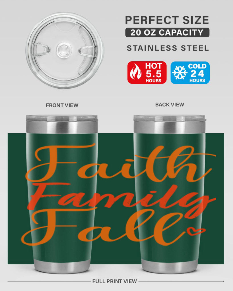 Faith Family Fall Design 81#- fall- Tumbler