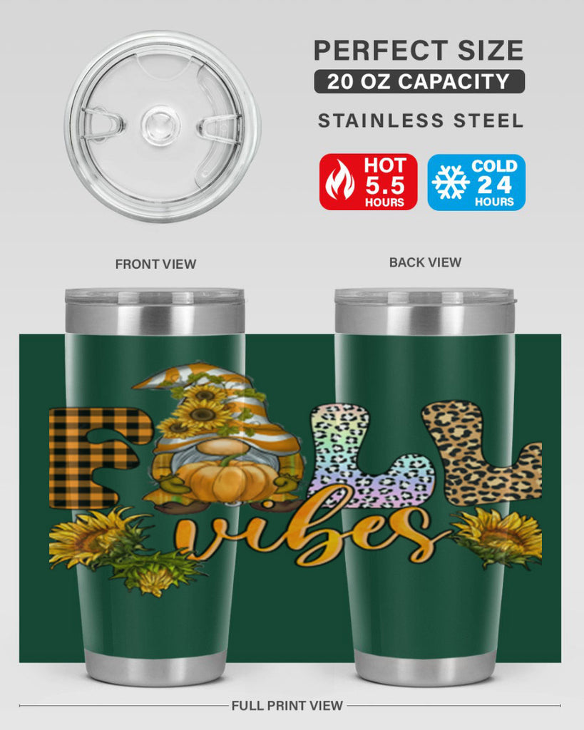 FallVibesFallGnome 164#- fall- Tumbler