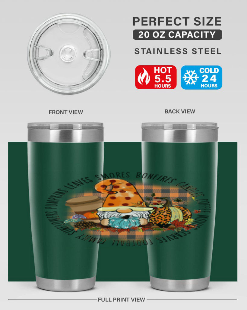 FallVibesGnome 165#- fall- Tumbler