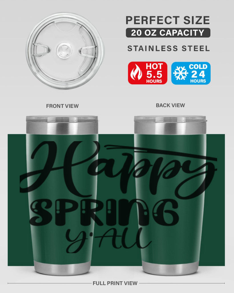 HAPPY SPRING YALL  179#- spring- Tumbler