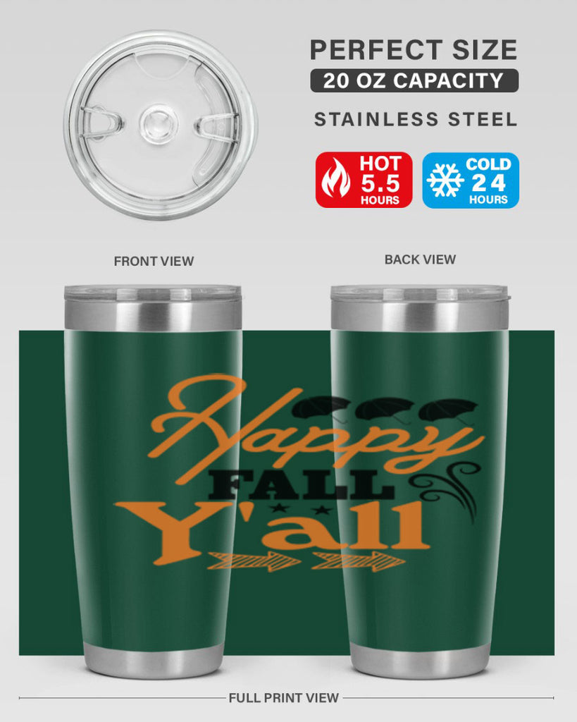 Happy Fall Yall 234#- fall- Tumbler