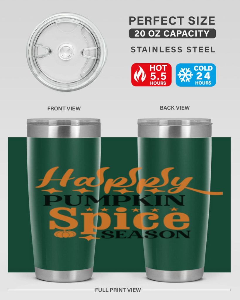 Happy Pumpkin Spice Season 245#- fall- Tumbler