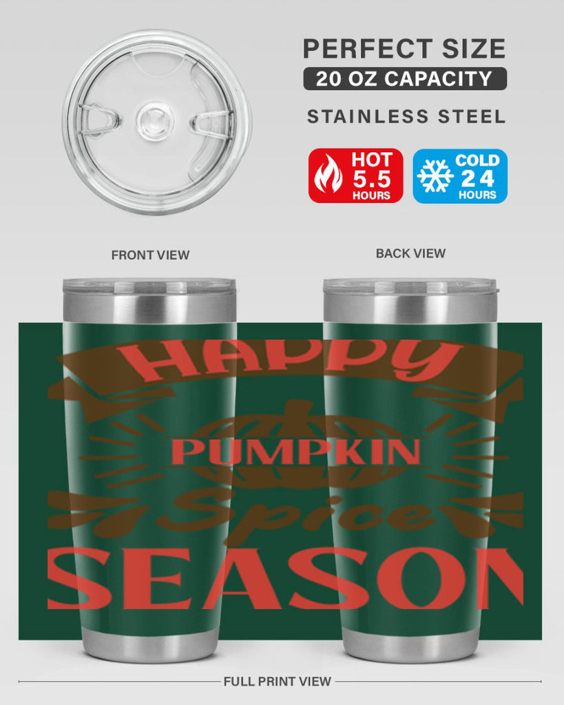 Happy Pumpkin Spice Season 246#- fall- Tumbler