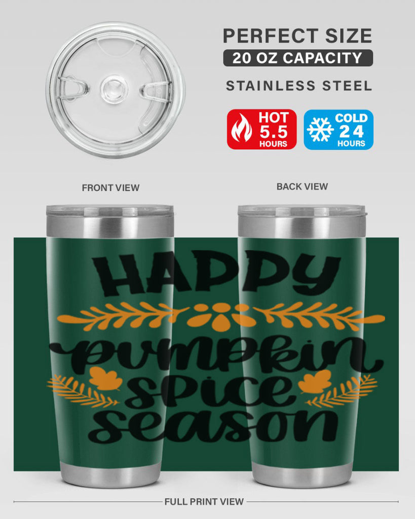 Happy Pumpkin Spice Season 492#- fall- Tumbler
