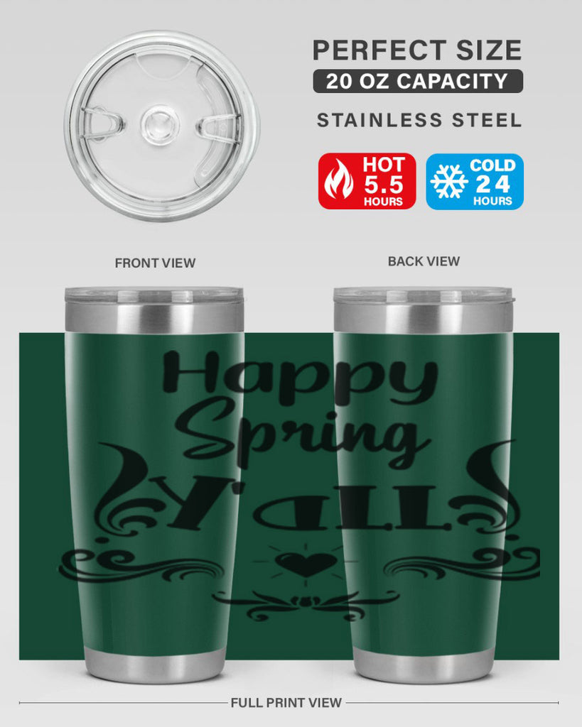 Happy Spring Yall 171#- spring- Tumbler