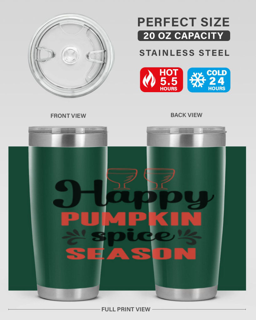 Happy pumpkin spice season 244#- fall- Tumbler