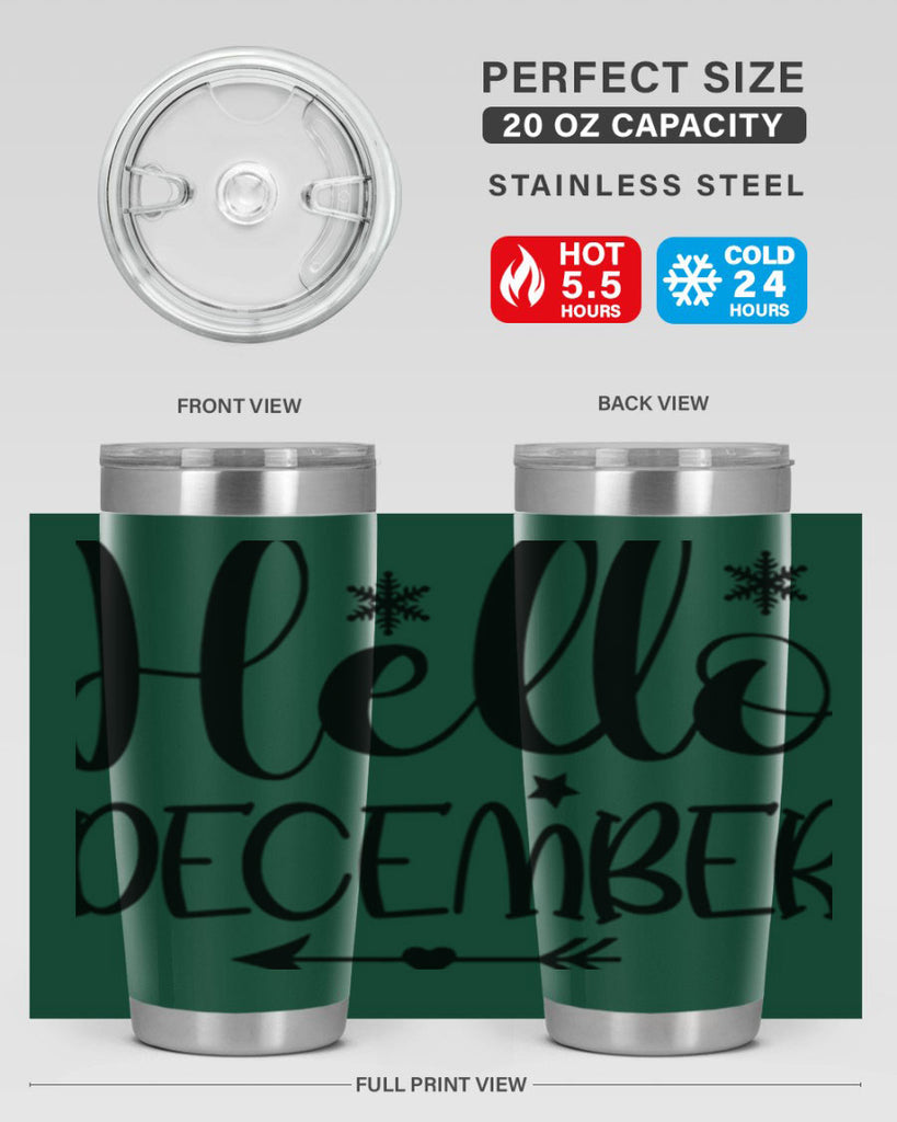 Hello December161#- winter- Tumbler