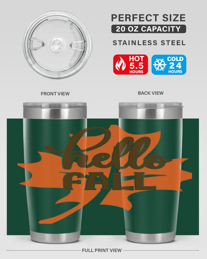 Hello Fall 273#- fall- Tumbler