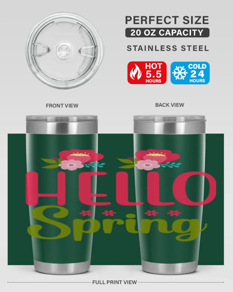 Hello Spring 186#- spring- Tumbler