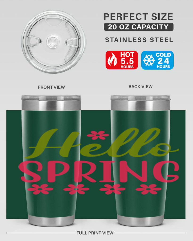 Hello Spring 213#- spring- Tumbler