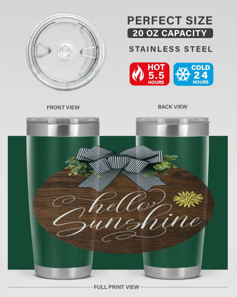 Hello Spring Lettering Mockup200#- spring- Tumbler