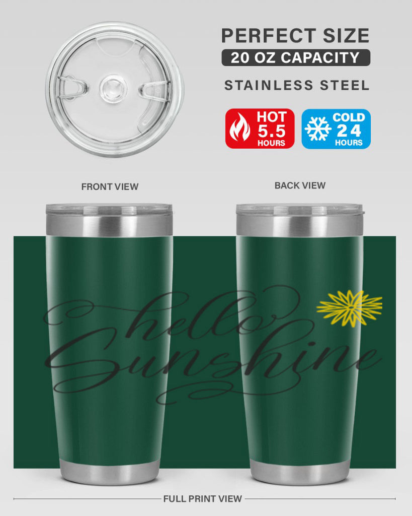 Hello Spring Lettering201#- spring- Tumbler