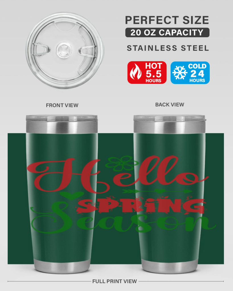 Hello Spring Season 224#- spring- Tumbler