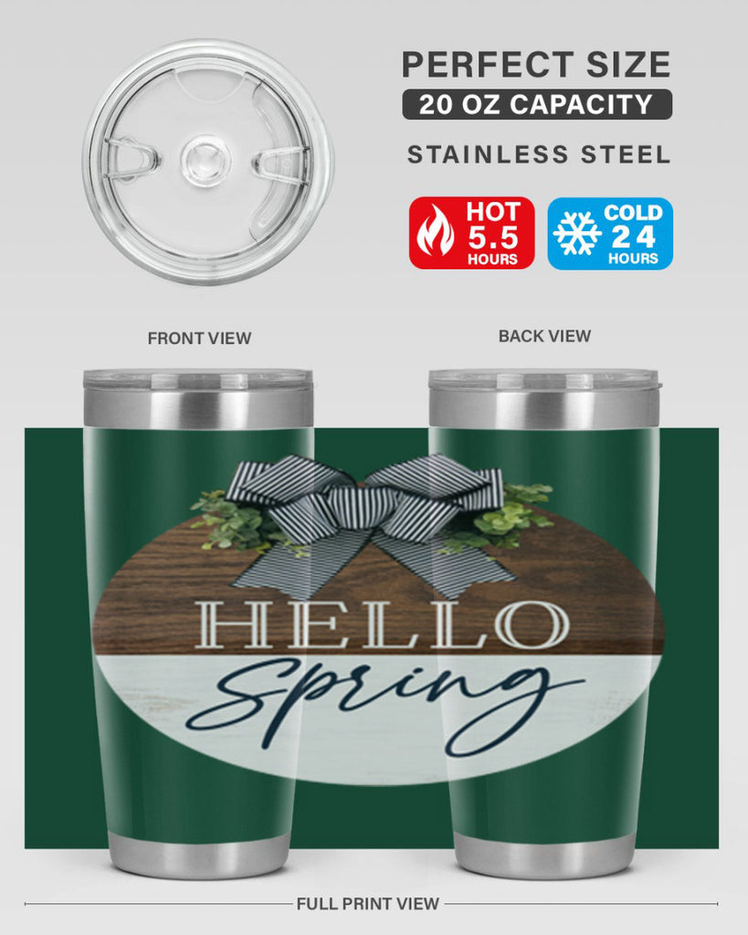 Hello Spring basic Mockup187#- spring- Tumbler