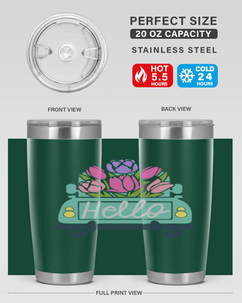 Hello Truck218#- spring- Tumbler