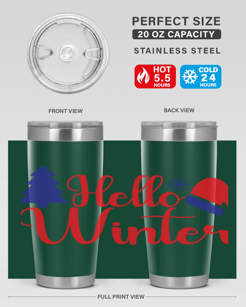 Hello Winter 179#- winter- Tumbler