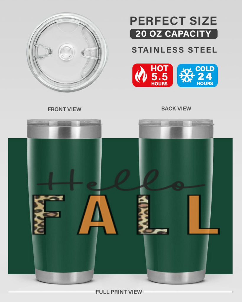 Hello fall 276#- fall- Tumbler