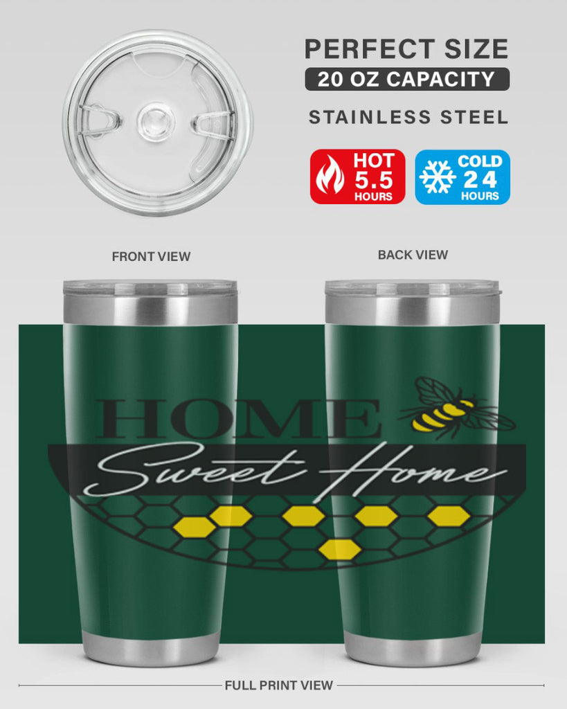 Home Sweet home bee and hive244#- spring- Tumbler