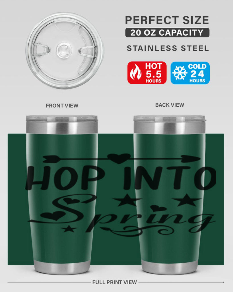 Hop into Spring 249#- spring- Tumbler