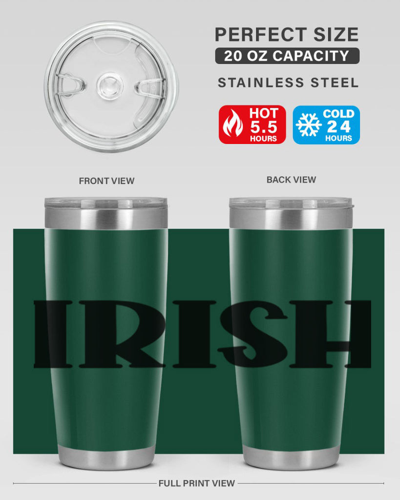 Irish Style 77#- St Patricks Day- Tumbler