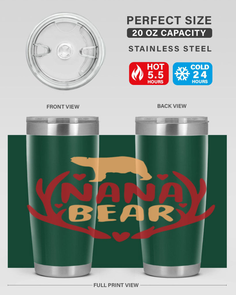Nana bear 12#- grandma - nana- Tumbler