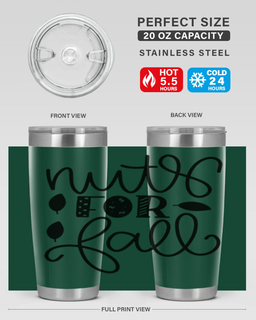 Nuts For Fall 446#- fall- Tumbler