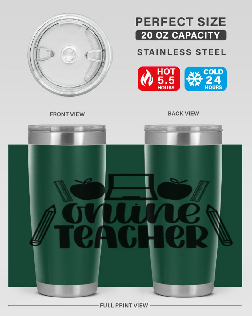 Online Teacher Style 61#- teacher- tumbler