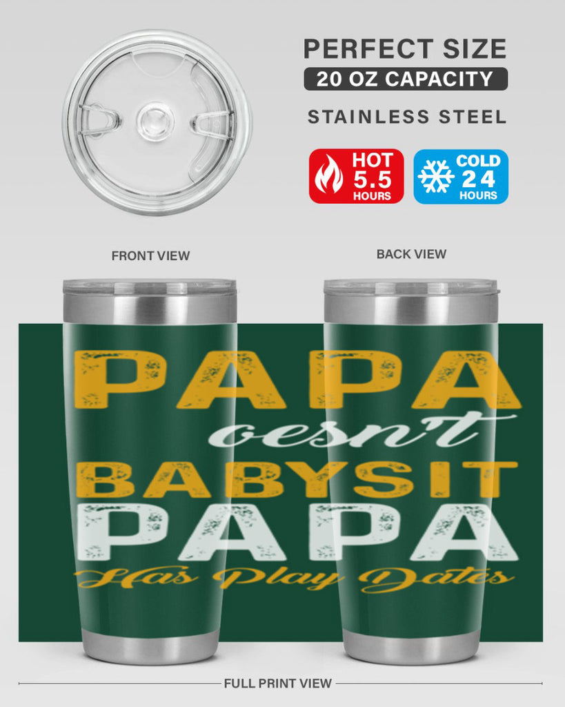 Papa 124#- grandpa - papa- Tumbler